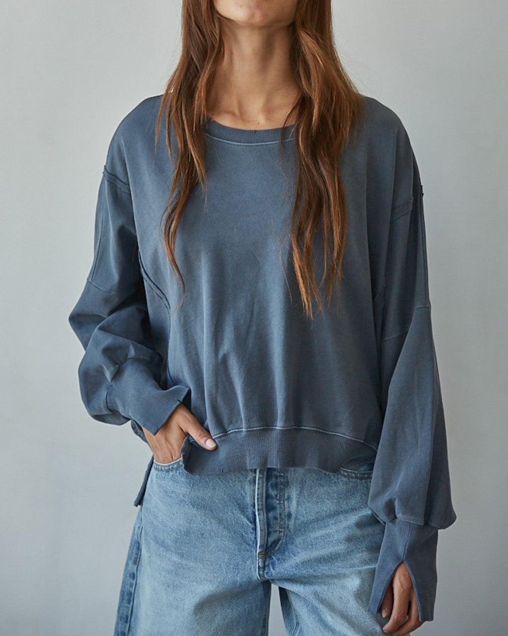 Settle In Oversized Sweatshirt