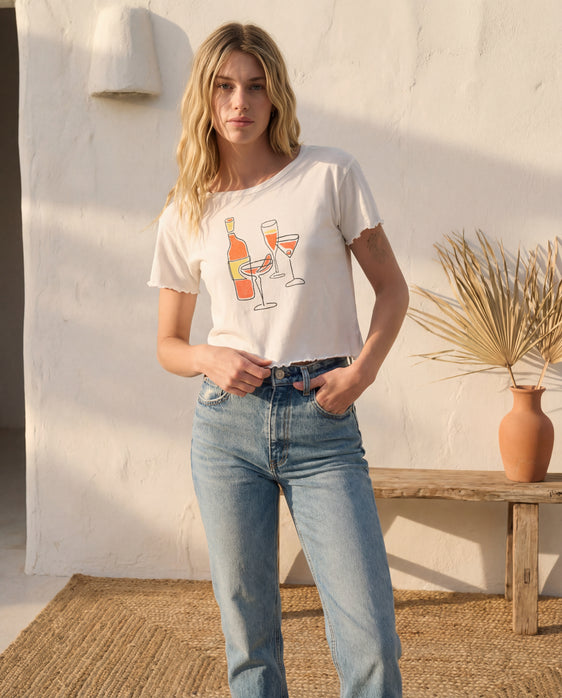 Happy Hour Graphic Baby Tee