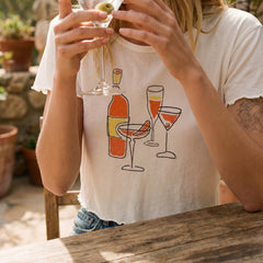 Happy Hour Graphic Baby Tee
