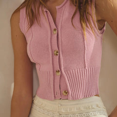 Good Energy Button Down Tank | Blush