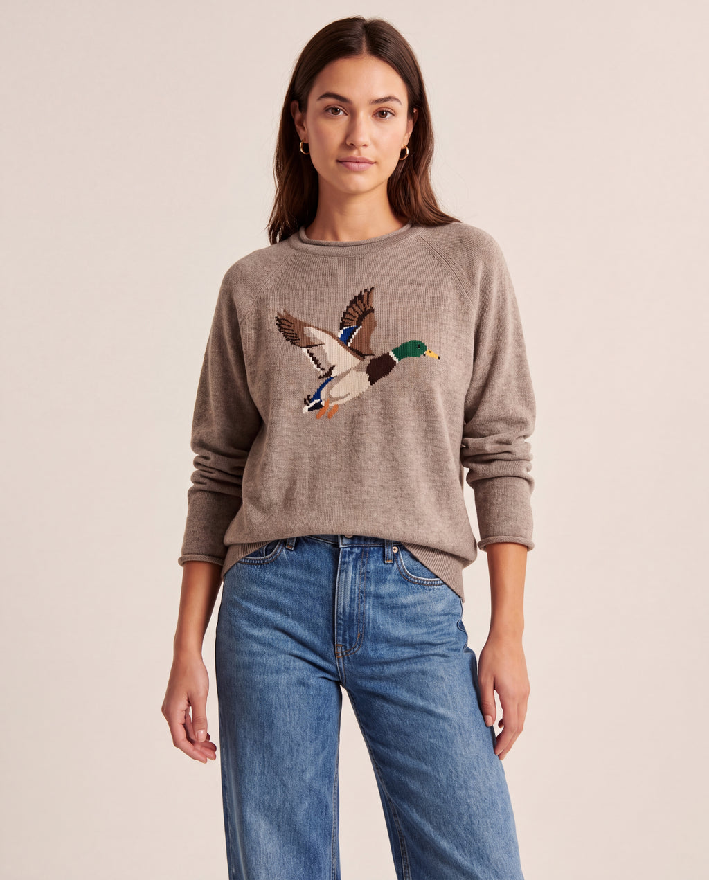 In Flight Mallard Sweater | Mocha
