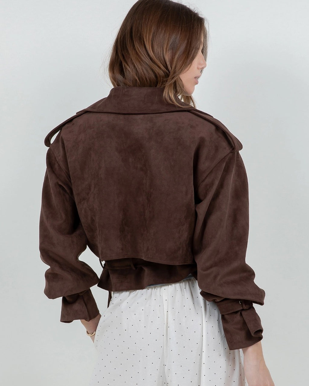 Soft Suede Moto Jacket