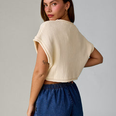 Canyon Cropped Knit Tee