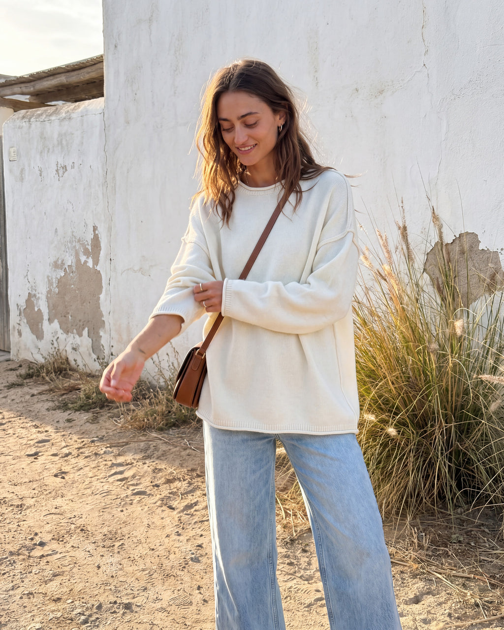 Stay Awhile Oversized Sweater