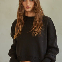 Soft Launch Black Sweater