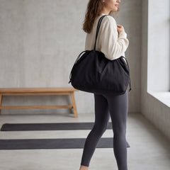On The Go Nylon Tote | Black