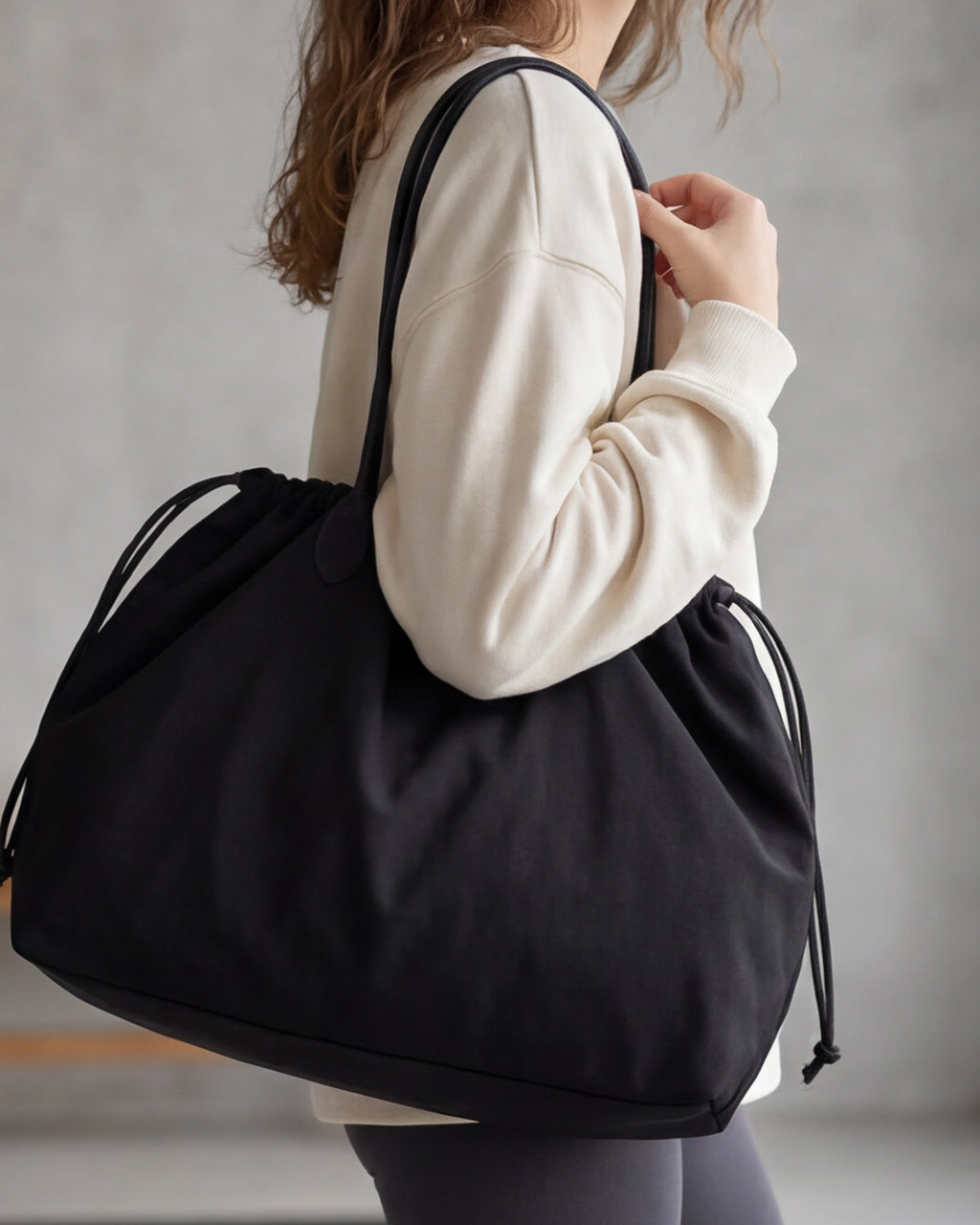 On The Go Nylon Tote | Black