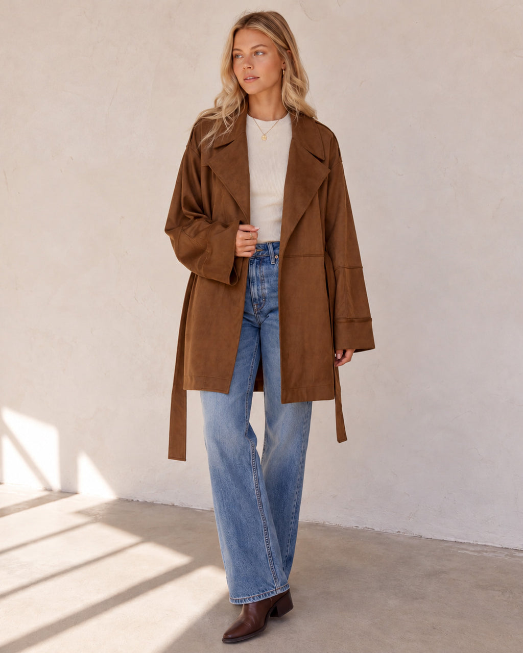 The Brownstone Belted Jacket