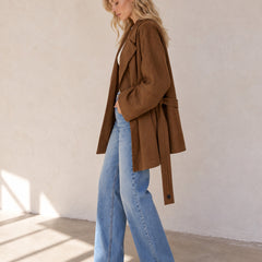 The Brownstone Belted Jacket