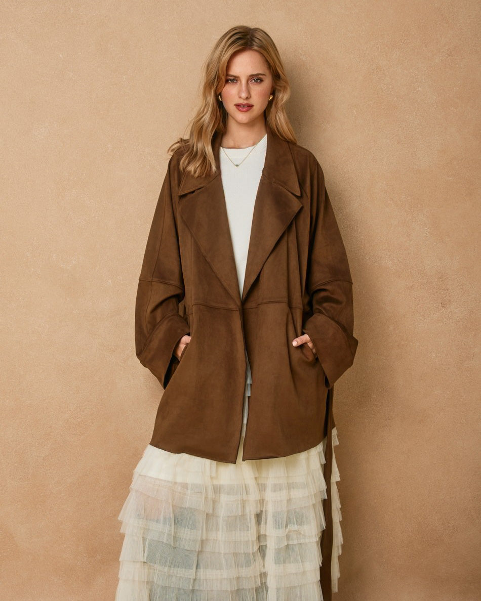 The Brownstone Belted Jacket