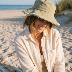 Beach Walk Bucket Hat | Sage