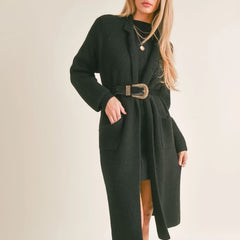 Chunky Knit Wool Coatigan