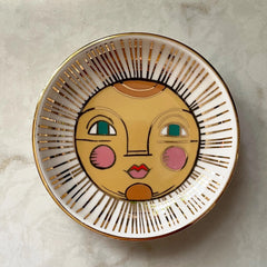 Golden Hour Porcelain Trinket Dish