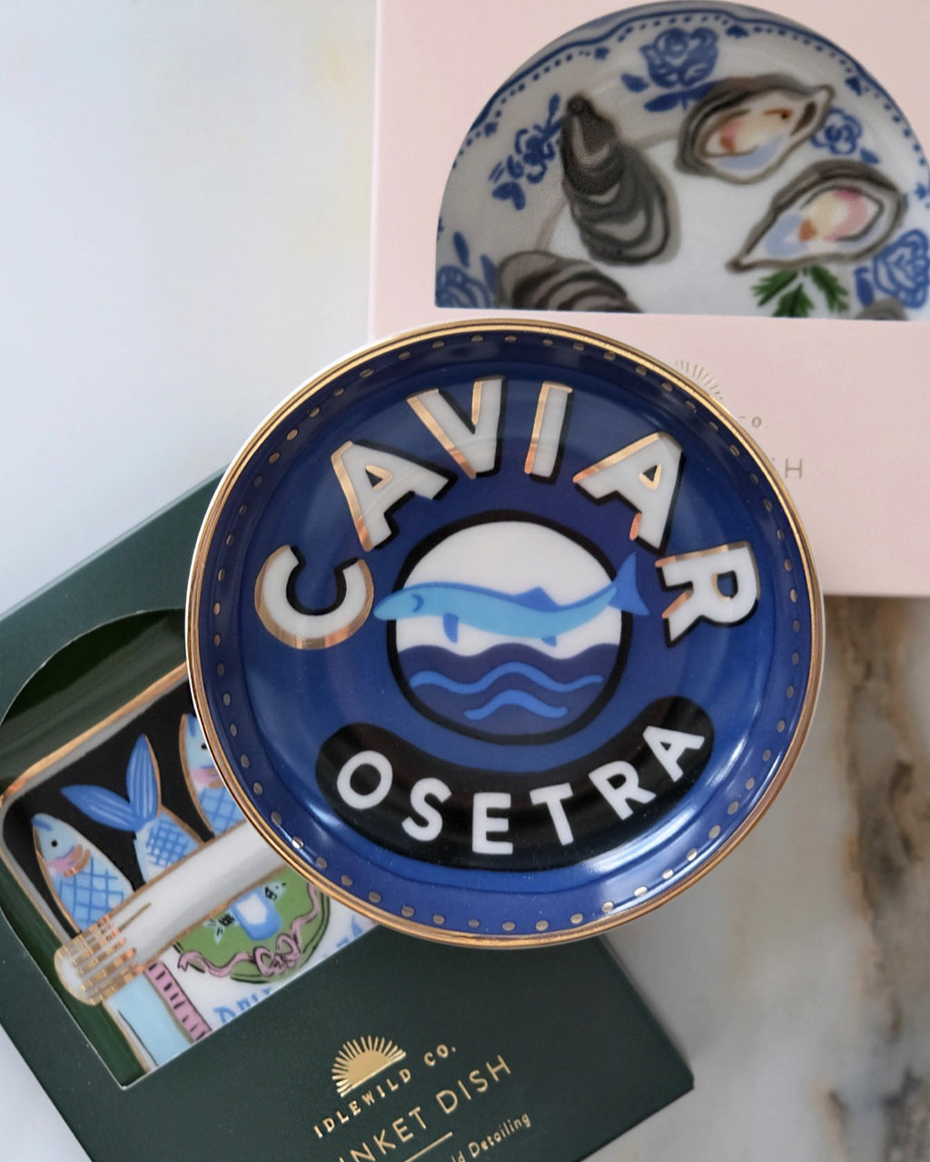 Caviar Porcelain Trinket Dish