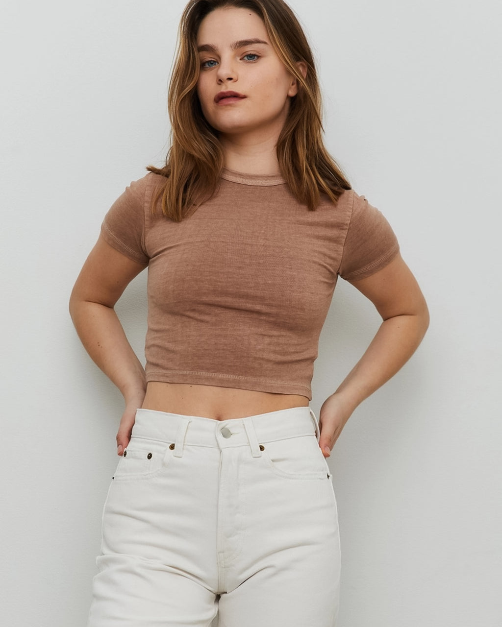Cotton Cropped Tee