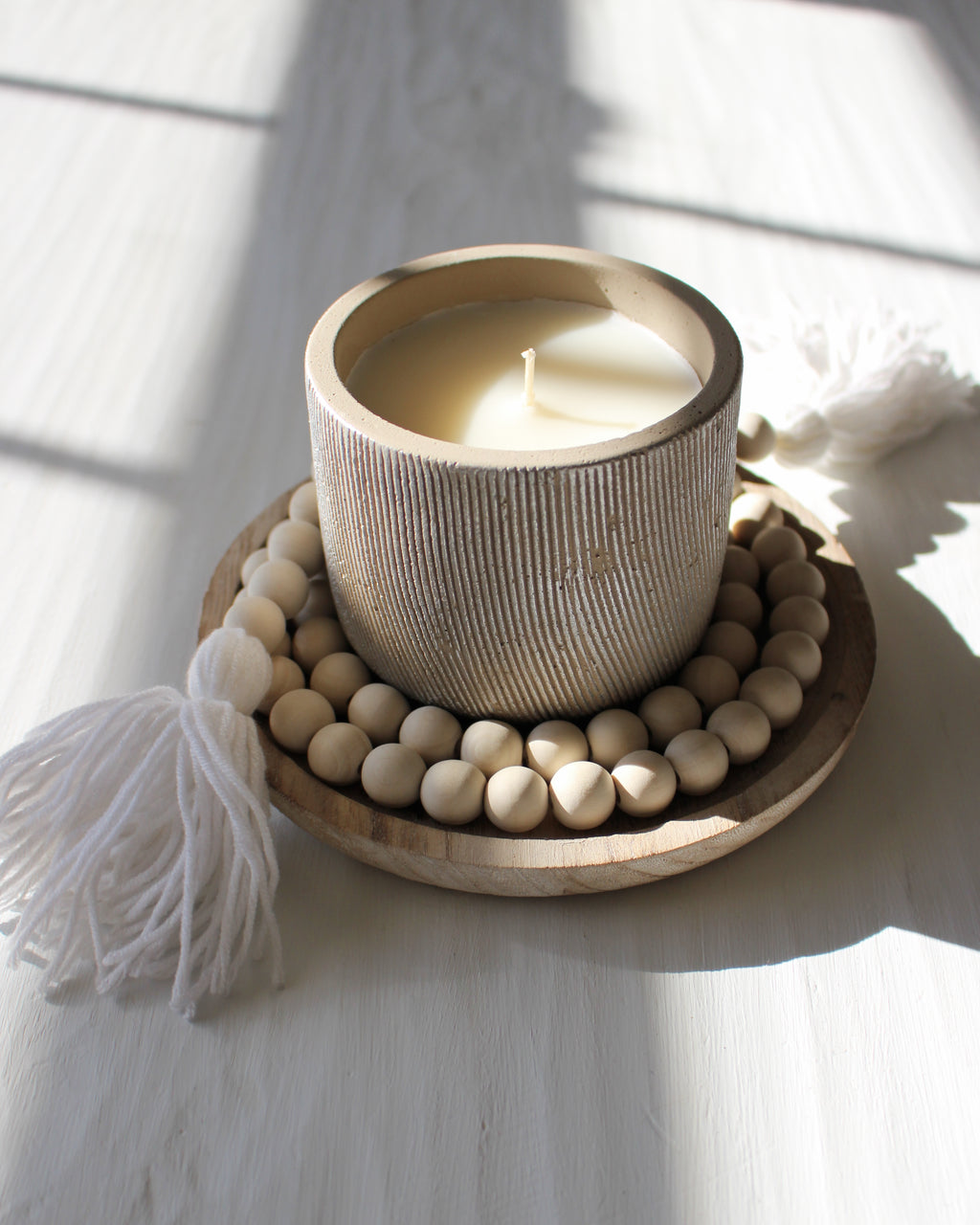 Sage + Vetiver Concrete Soy Candle