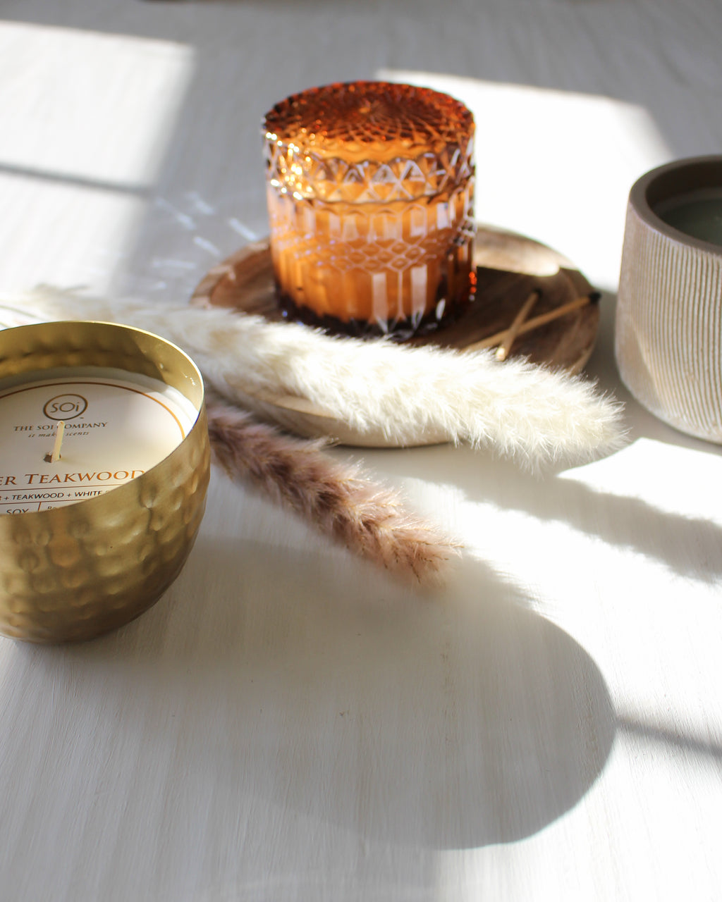 Ylang-Ylang + Tonka + Tobacco Leaf Glass Candle
