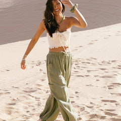 Cabana Cotton Jogger Pants | Seagrass