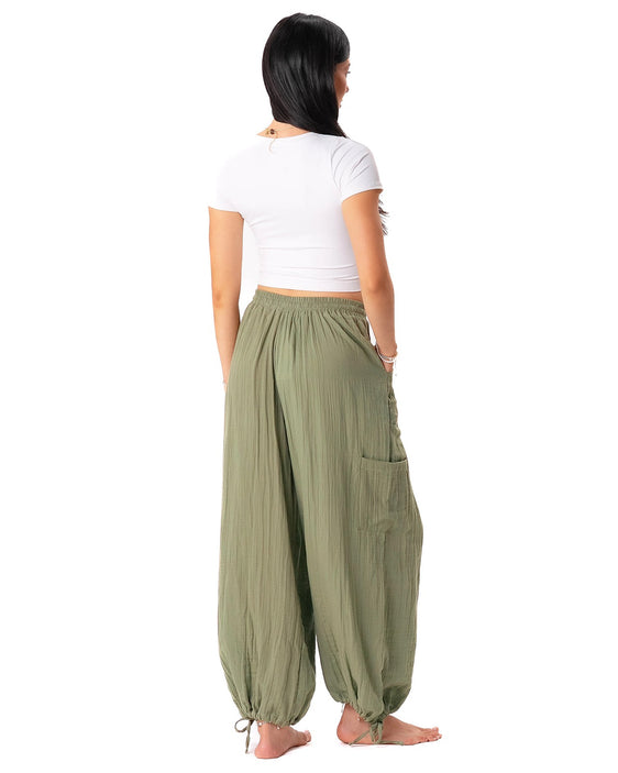 Cabana Cotton Jogger Pants | Seagrass
