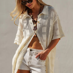 No Rush Short Sleeve Button Up