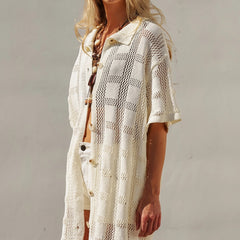 No Rush Short Sleeve Button Up