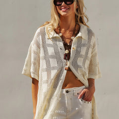 No Rush Short Sleeve Button Up