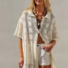 No Rush Short Sleeve Button Up