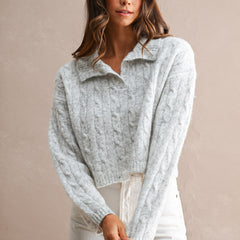 Corner Table Cable Knit Sweater
