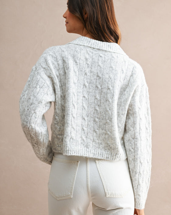Corner Table Cable Knit Sweater