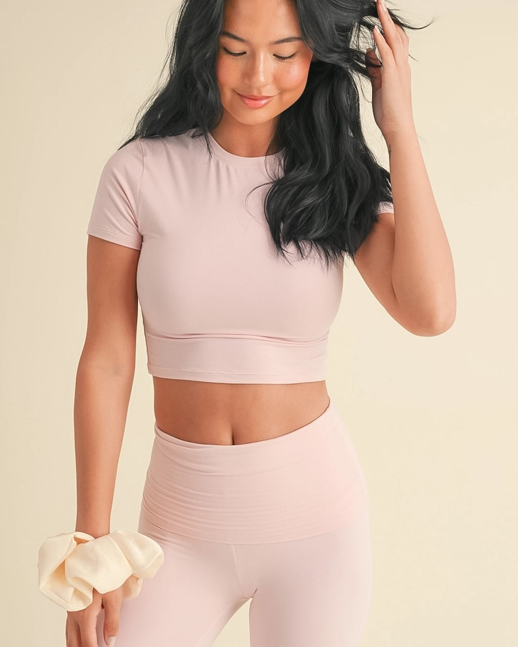 Jersey Knit Cropped Tee