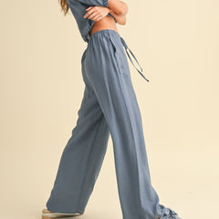 Daydream Drawstring Pants | Ocean Blue