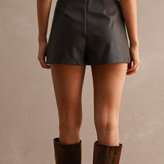 After Dark Leather Skort