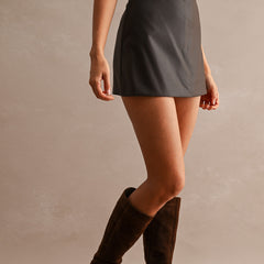 After Dark Leather Skort