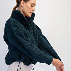 Daybreak Fleece Pullover | Sea Green