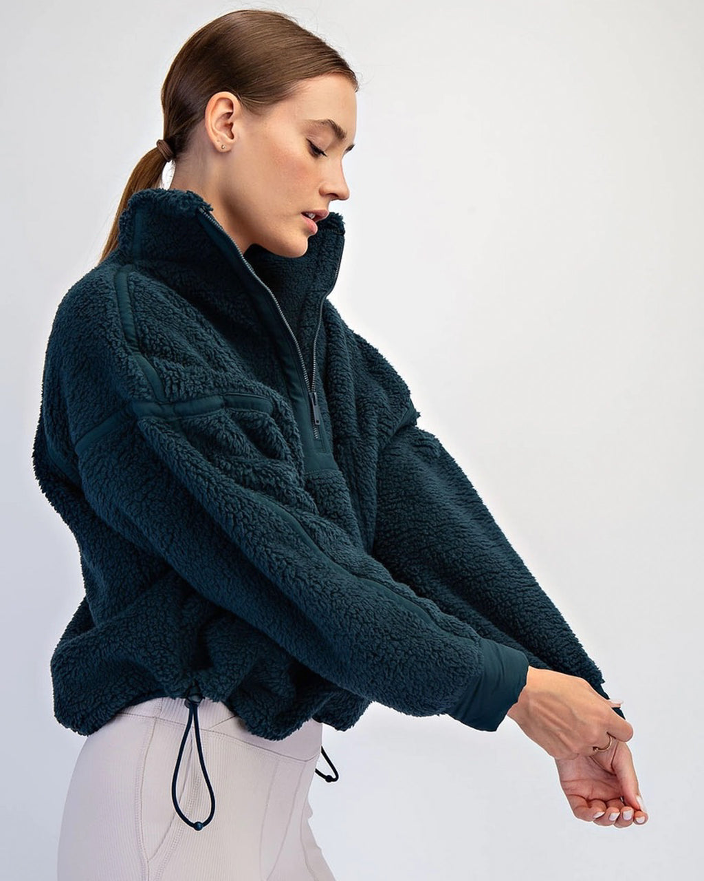 Daybreak Fleece Pullover | Sea Green