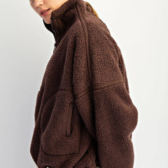 Daybreak Fleece Pullover | Chocolate
