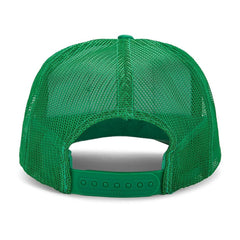 Green foam front trucker hat with Irish Goodbye embroidered patch
