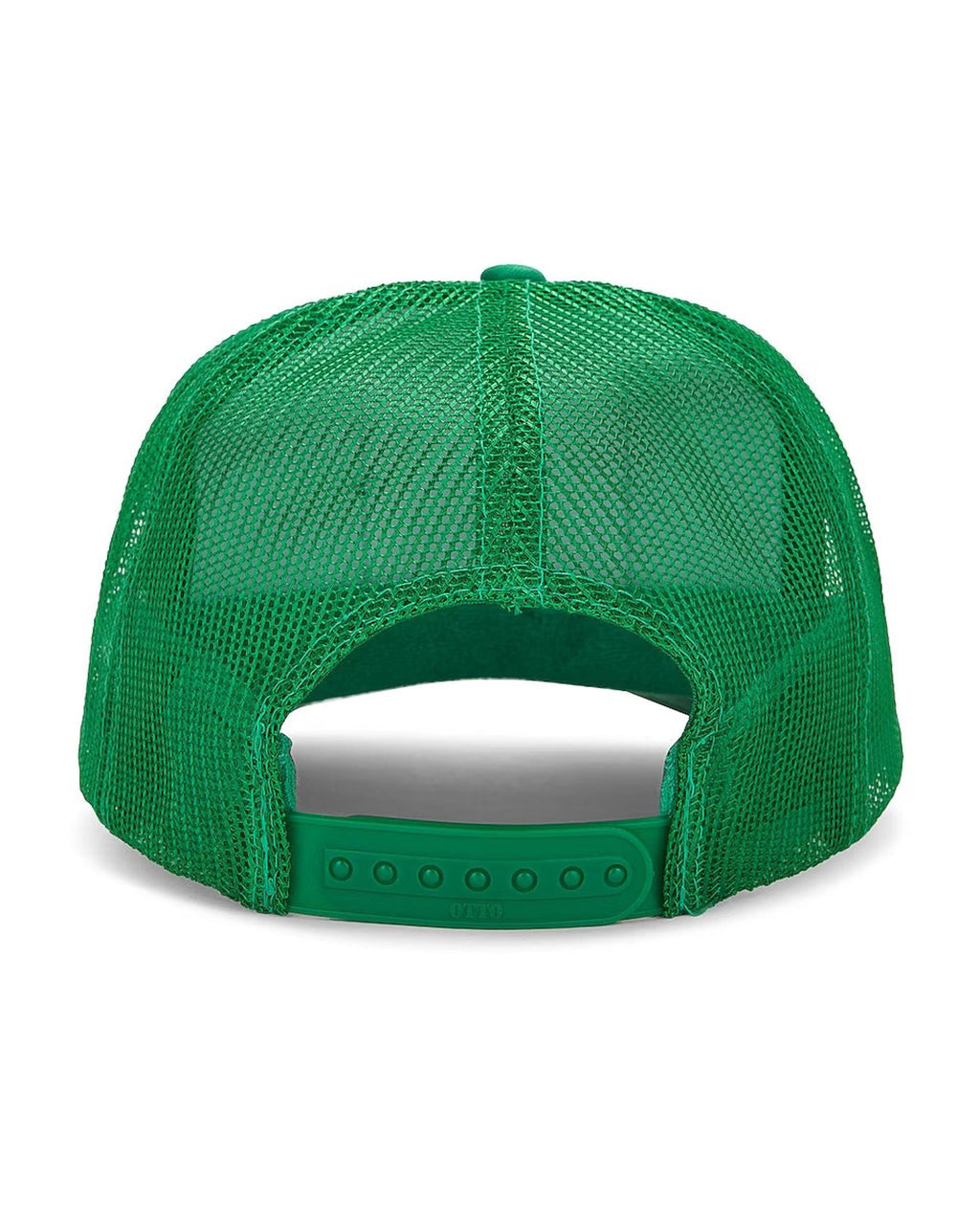 Green foam front trucker hat with Irish Goodbye embroidered patch
