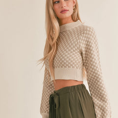Great Things Gingham Sweater
