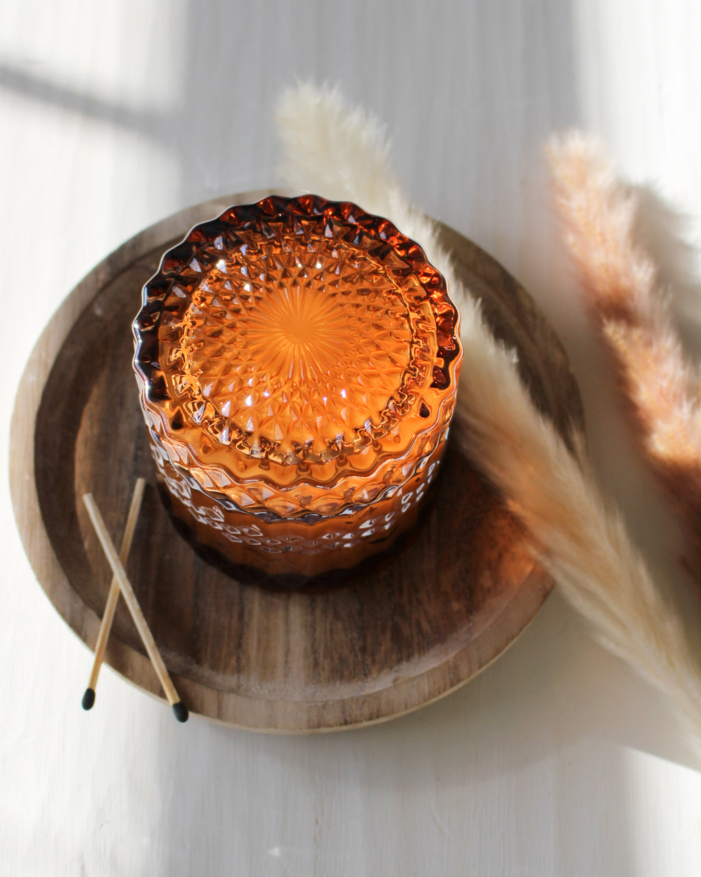 Ylang-Ylang + Tonka + Tobacco Leaf Glass Candle