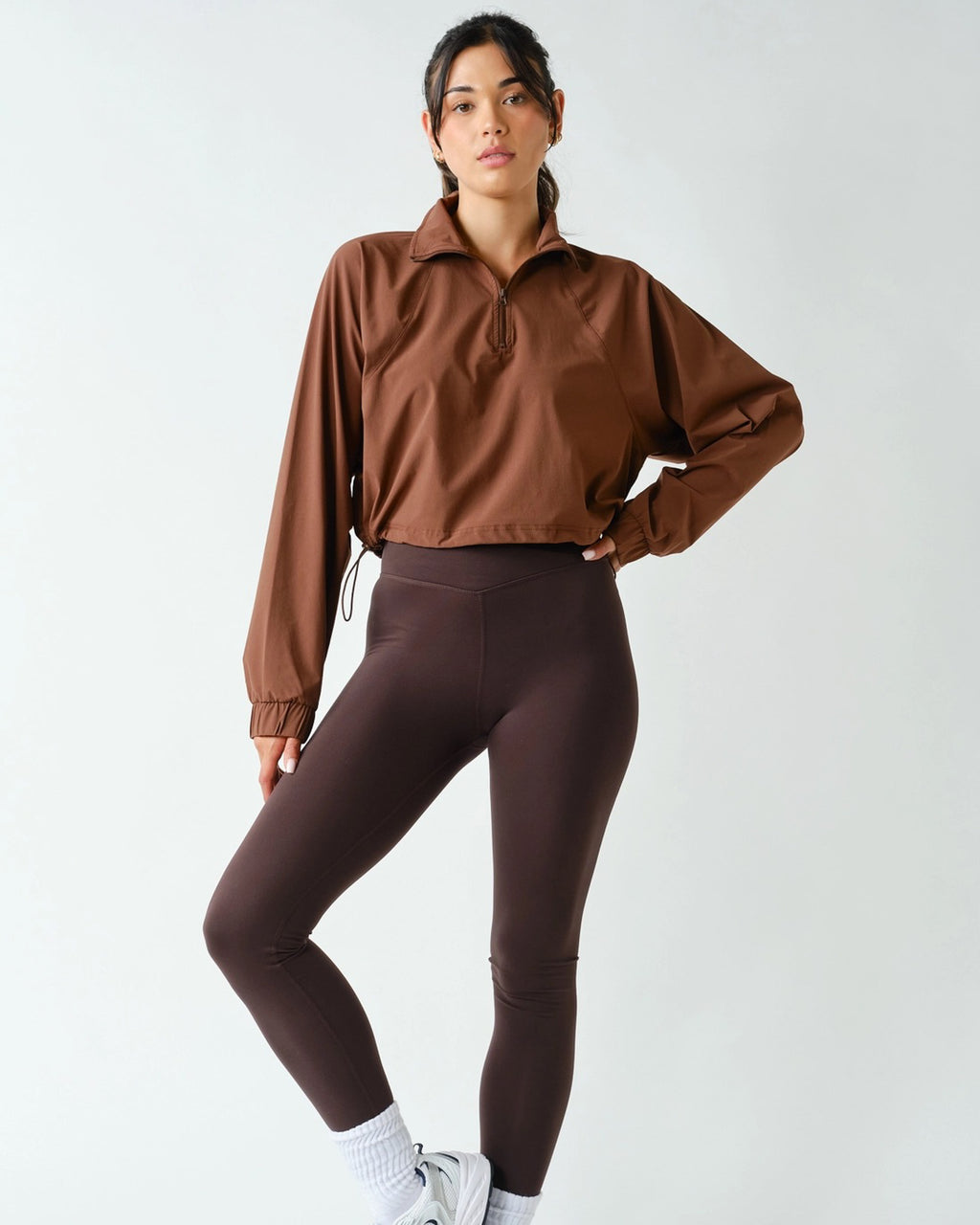 Half zip athletic pullover