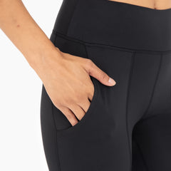 Happy Hem High Waist Leggings | Brown