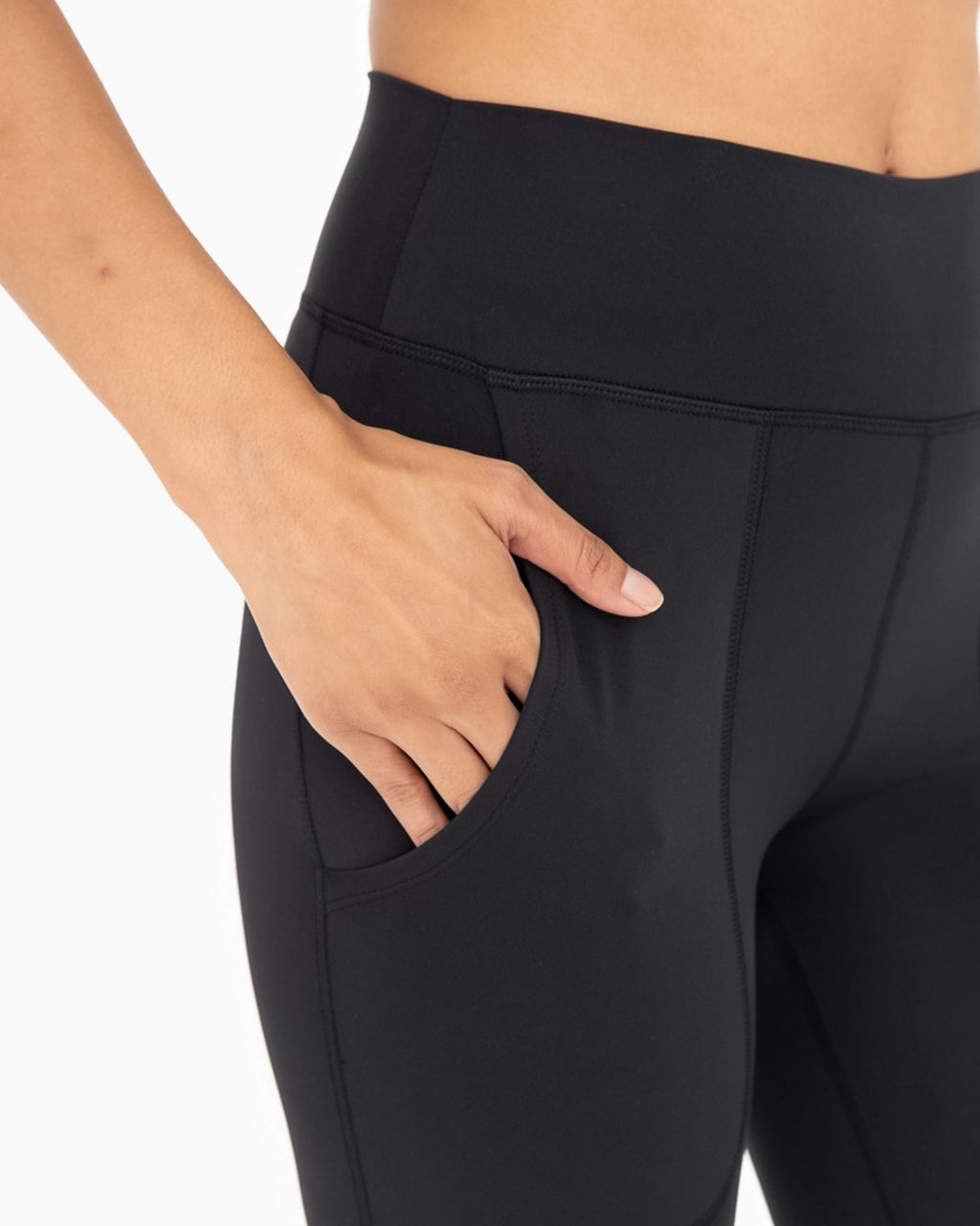 Happy Hem High Waist Leggings | Brown