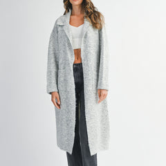 Lived-In Long Knit Coat