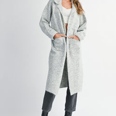 Lived-In Long Knit Coat