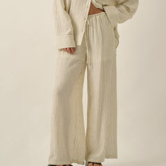 Salt Air Striped Drawstring Pants