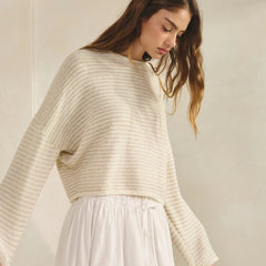 Soft Focus Striped Sweater