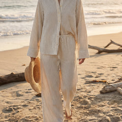 Salt Air Striped Drawstring Pants