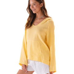 Coastline Cotton Hoodie | Dandelion