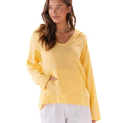 Coastline Cotton Hoodie | Dandelion
